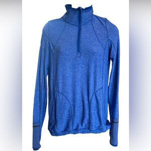 Lululemon Pace Pusher Half-Zip Running Top | Size 6 | Heather Blue | Ath…